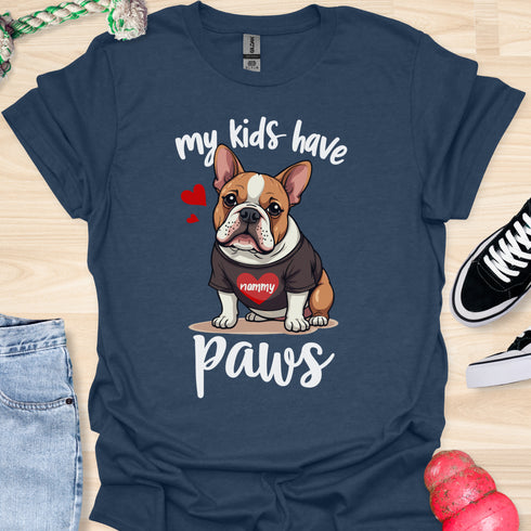 My kids have paws - V4 - Sweet Dog T-Shirt